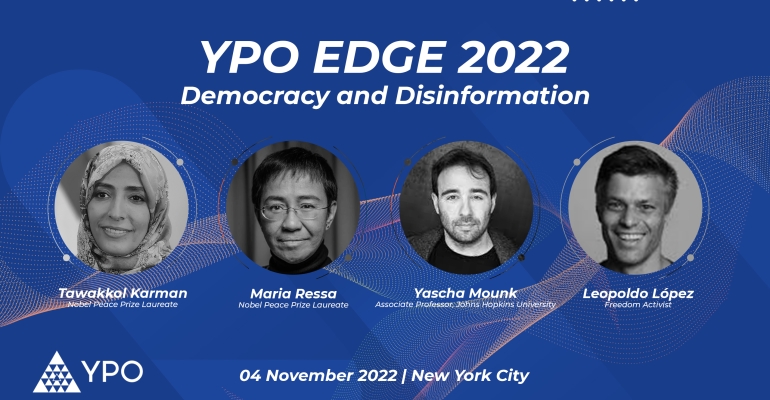 توكل كرمان تشارك في مؤتمر دولي حول الديمقراطية والمعلومات الزائفة في نيويورك